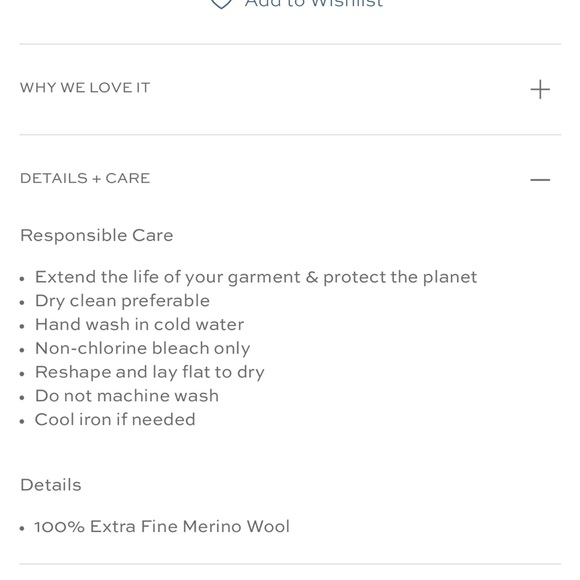 NWT Hill House Sylvie Cropped Wool Cream Sweater - Picture 5 of 10